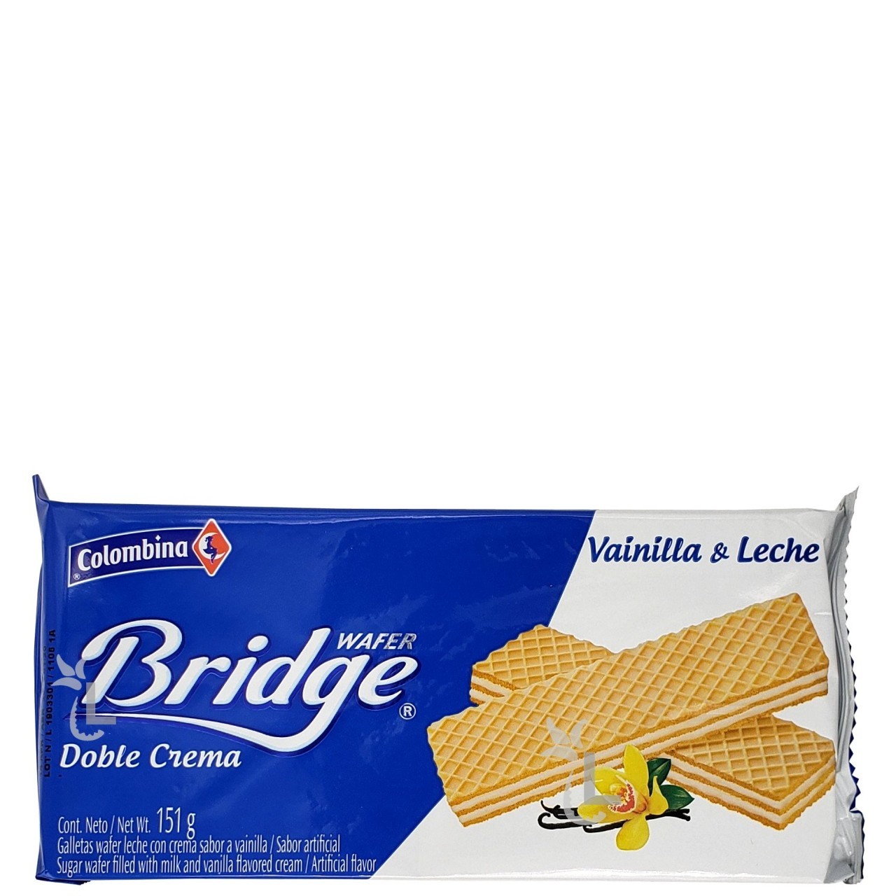 COLOMBINA BRIDGE WAFER VANILLA 151g