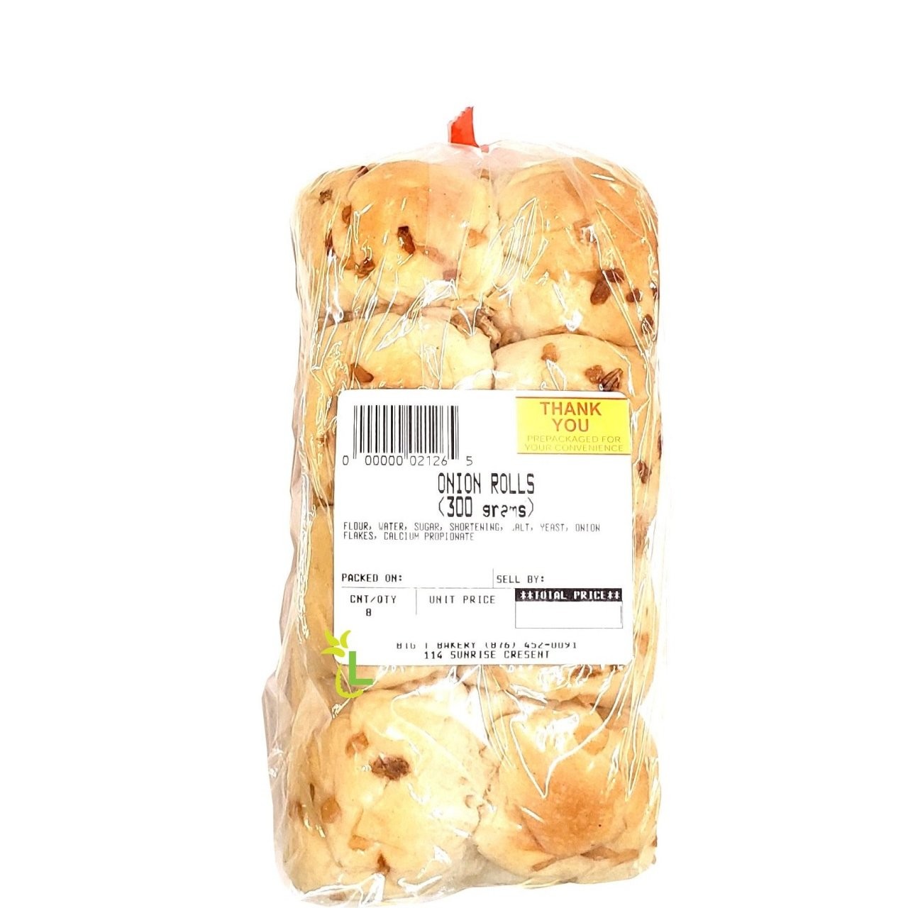 BIG T ROLLS ONION 8ct 300g