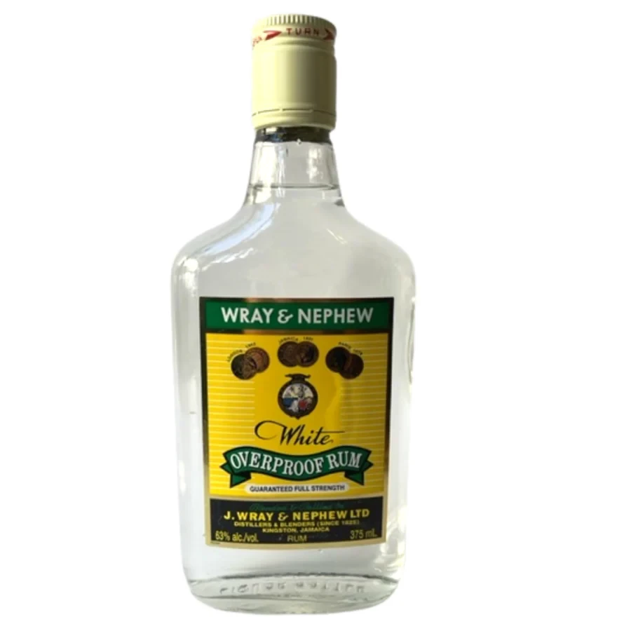WRAY & NEPHEW WHITE OVERPROOF RUM 375ML