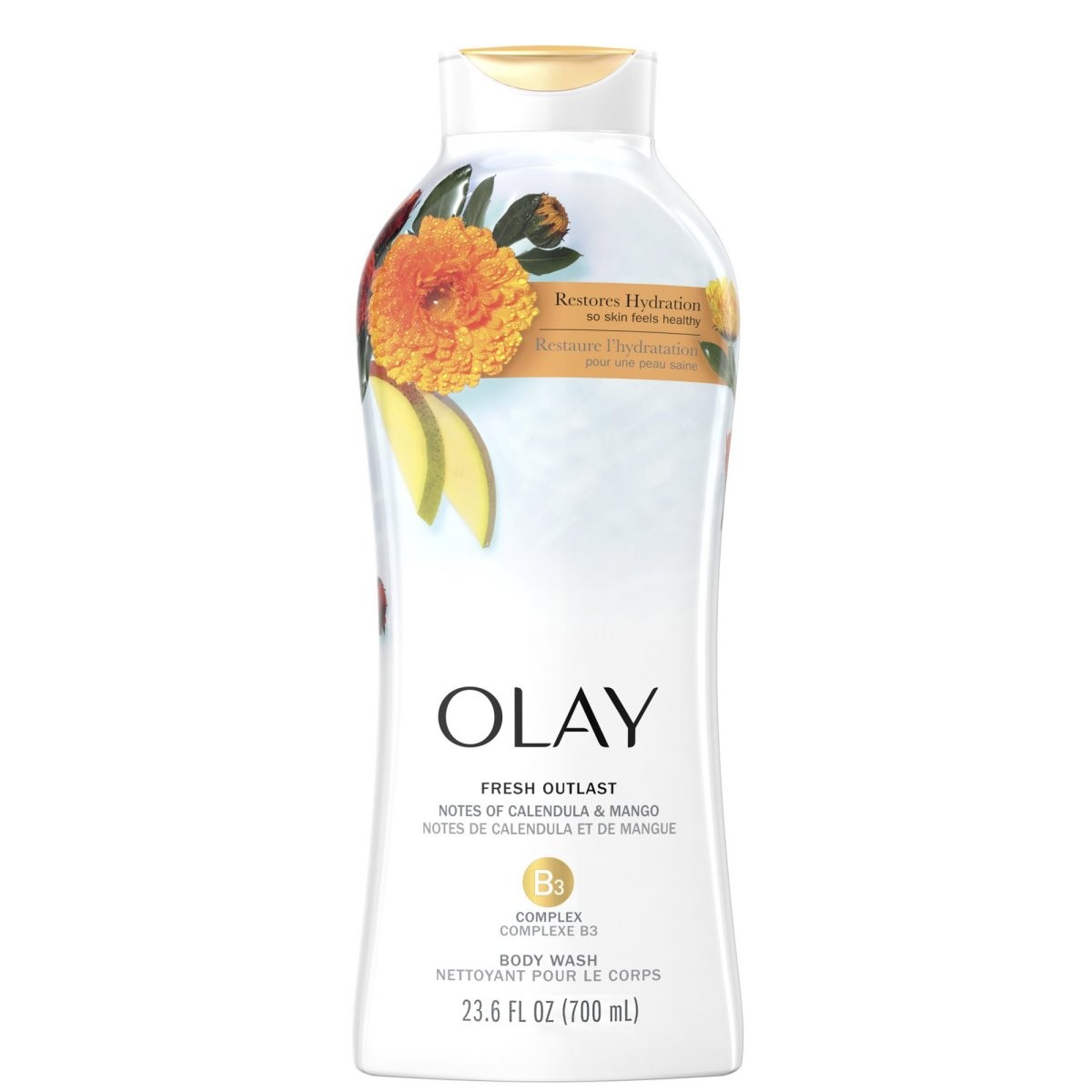 OLAY BODY WASH CALENDULA MANGO 700ml