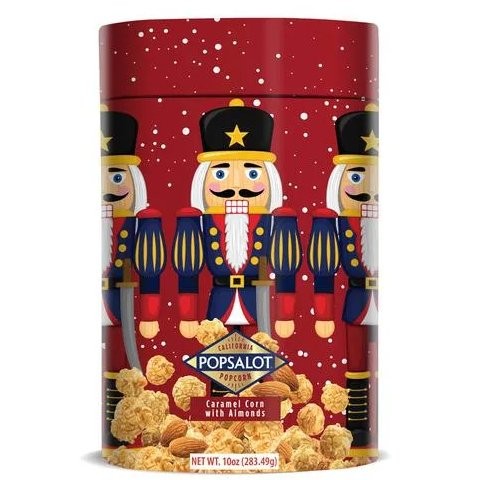 POPSALOT POPCORN CARAMEL ALMOND 10oz
