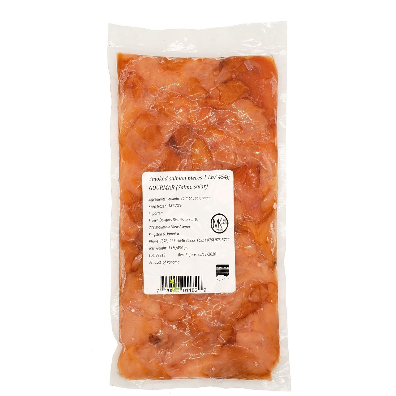 GOURMAR SALMON PIECES SMOKED 454g