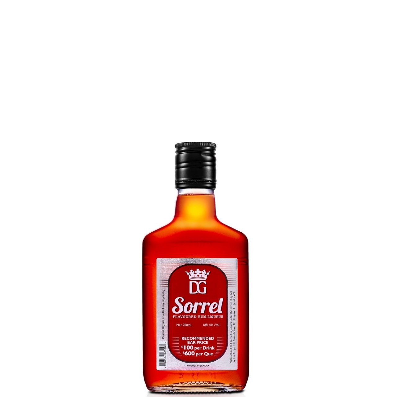 D&G SORREL FLAVOURED RUM LIQUEUR 200ML