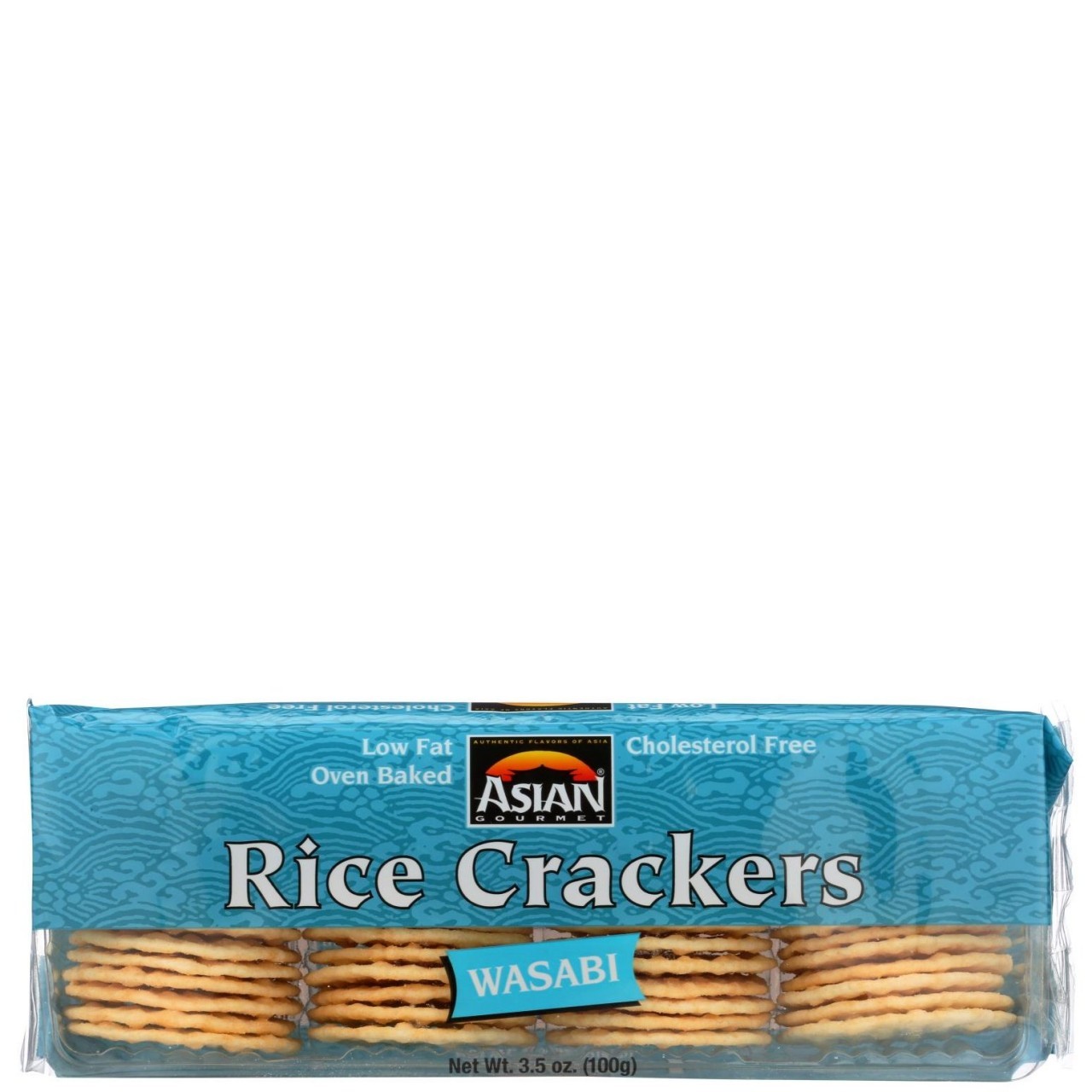 ASIAN GOURMET RICE CRACKERS WASABI 3.5oz