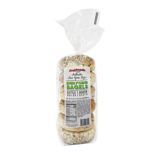 Bagelmania Pre-cut Everything Bagel Bread 6 Units