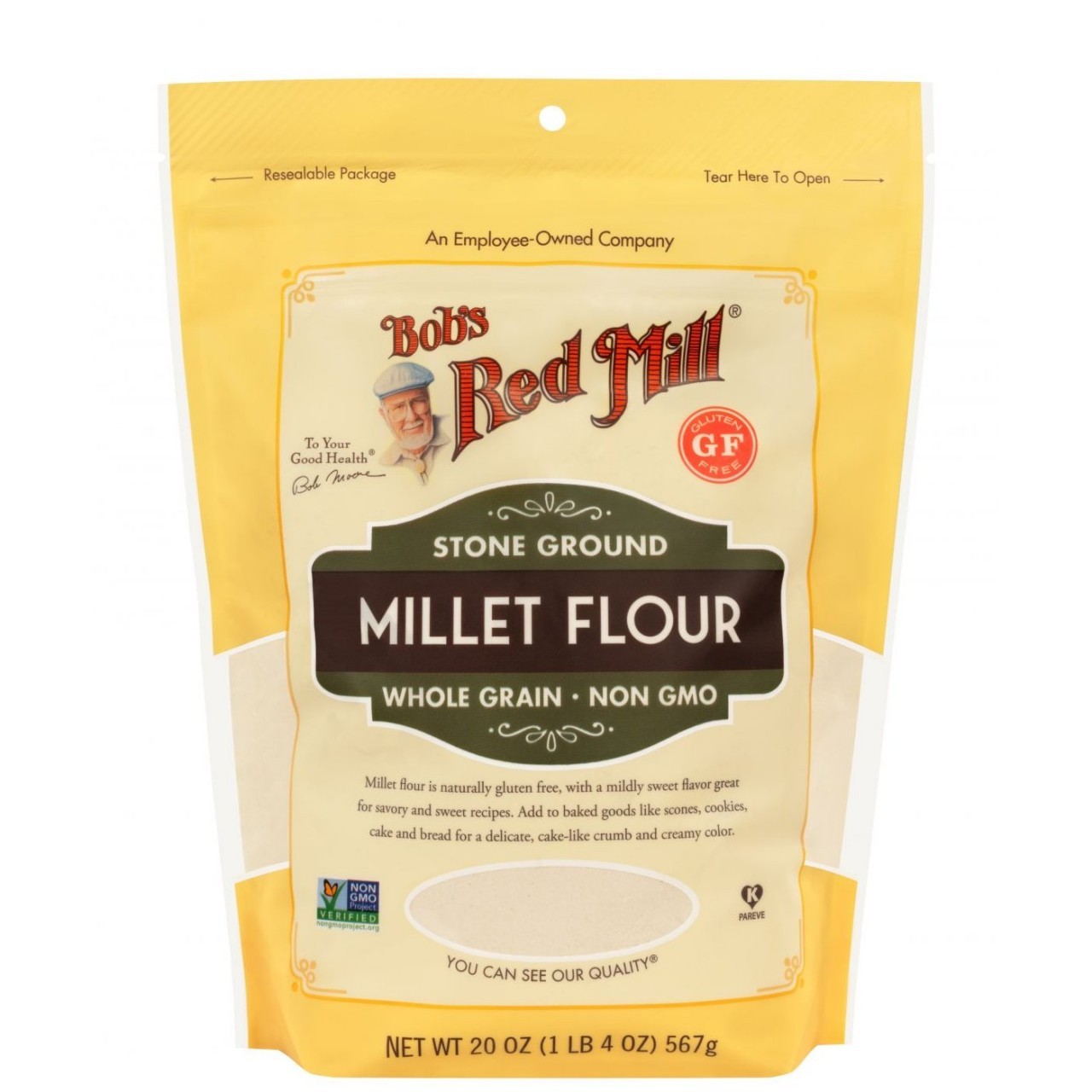 BOBS RED MILL FLOUR MILLET 20oz