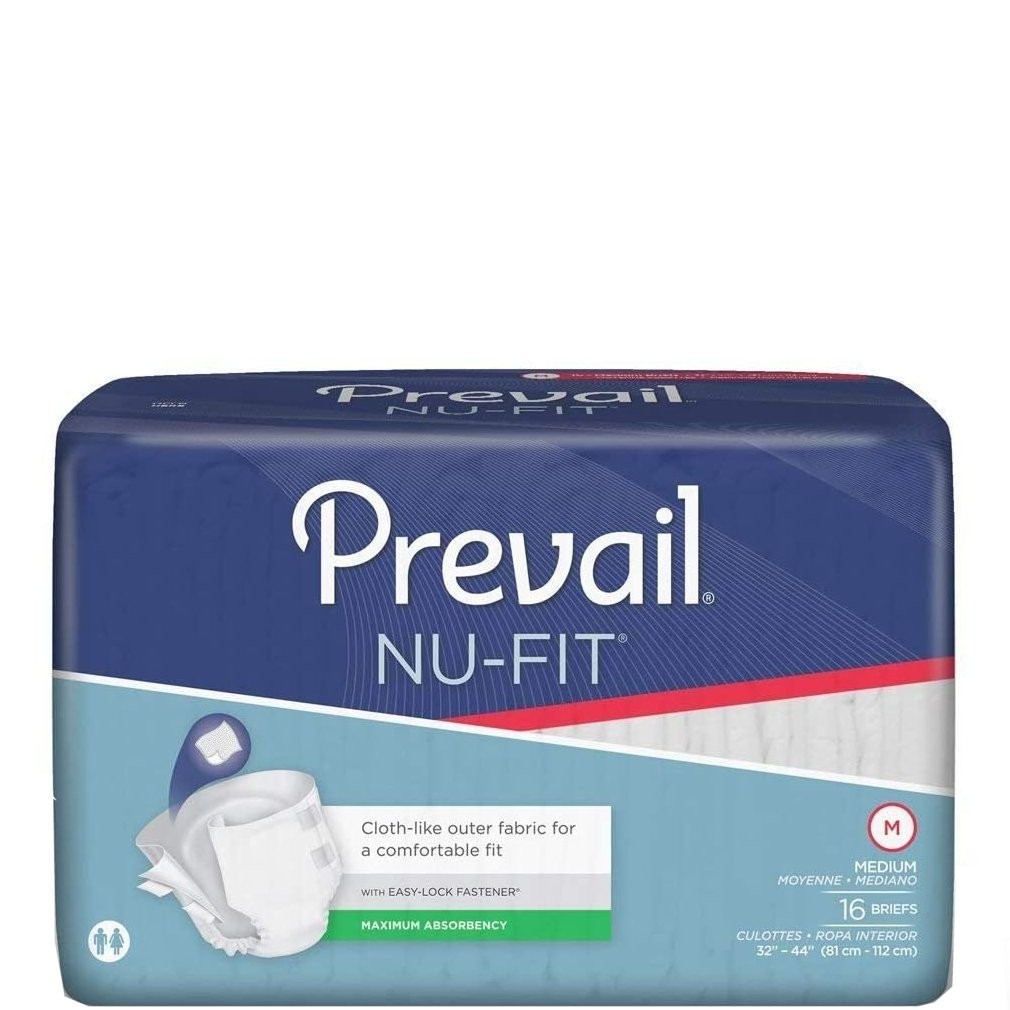 NU-FIT ADULT BRIEFS MED 16s