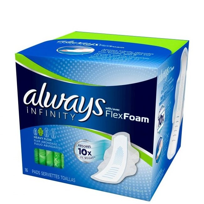 ALWAYS INFINITY FLEXFOAM HEAVY FLOW 16s