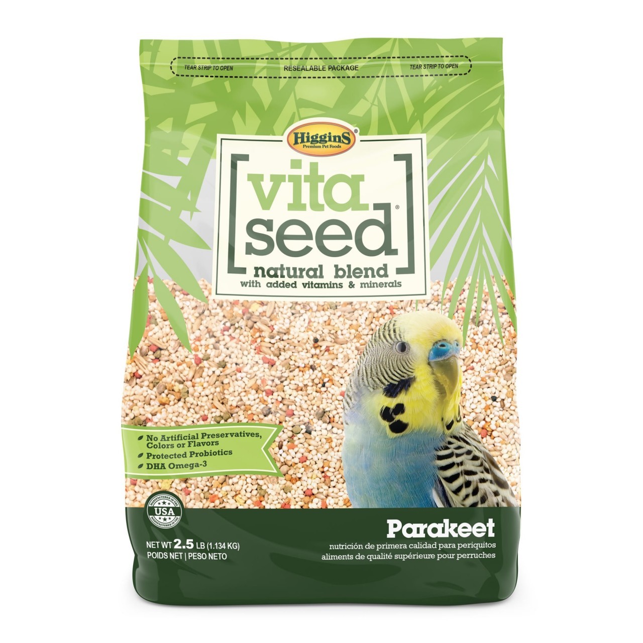 HIGGINS VITA SEED PARAKEET 2.5lb
