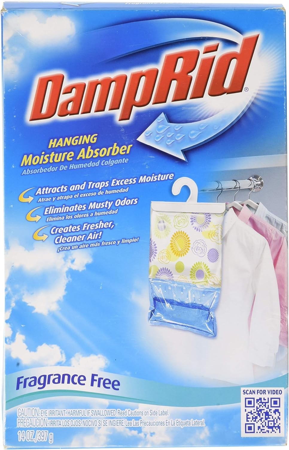 Damp Rid Closet Freshener, 14oz