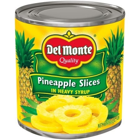 DEL MONTE PINEAPPLE SLICE SYRUP 15.5oz
