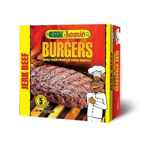 REGGAE JAMMIN JERK BEEF BURGER