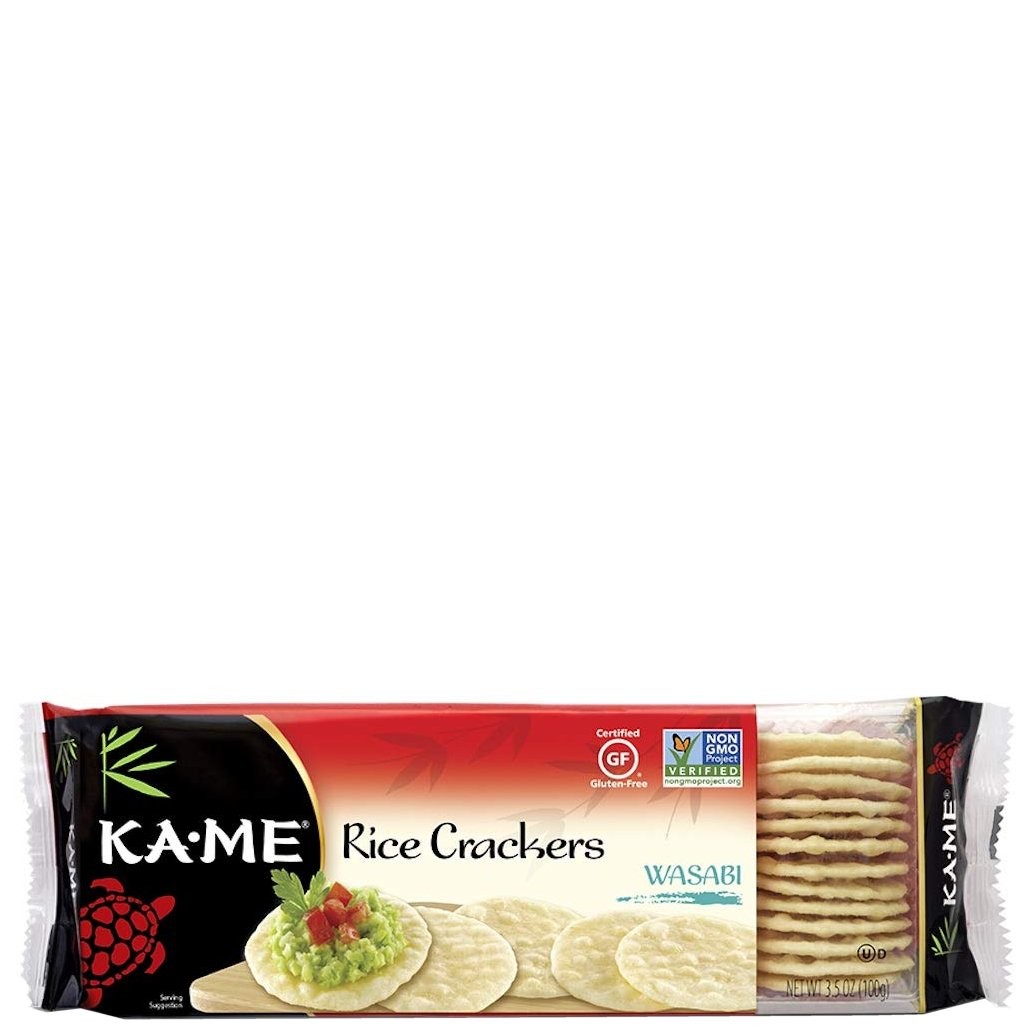 KAME RICE CRACKERS WASABI 3.5oz