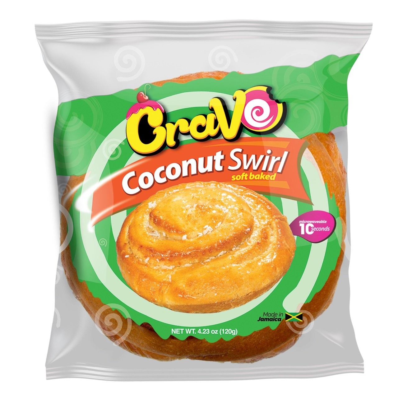 CRAVE COCONUT SWIRL 120g