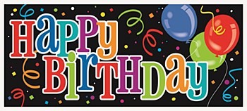 Bold Birthday Giant Wall Banner
