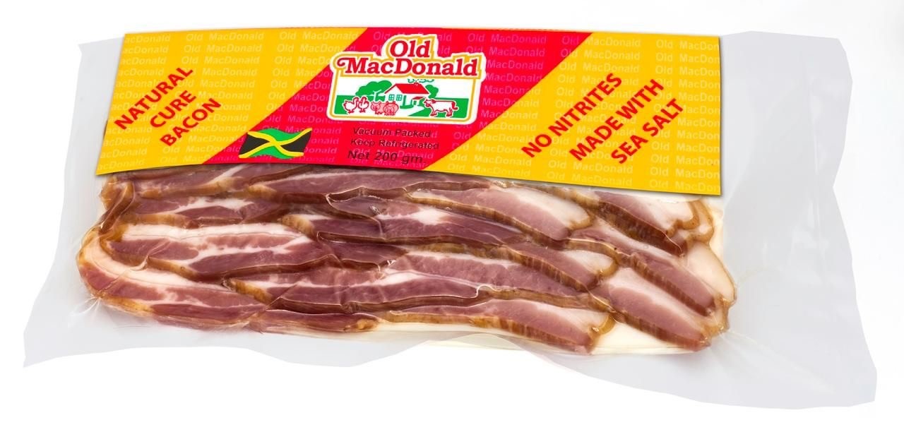 OLD MCDONALD STREAKY BACON 225G