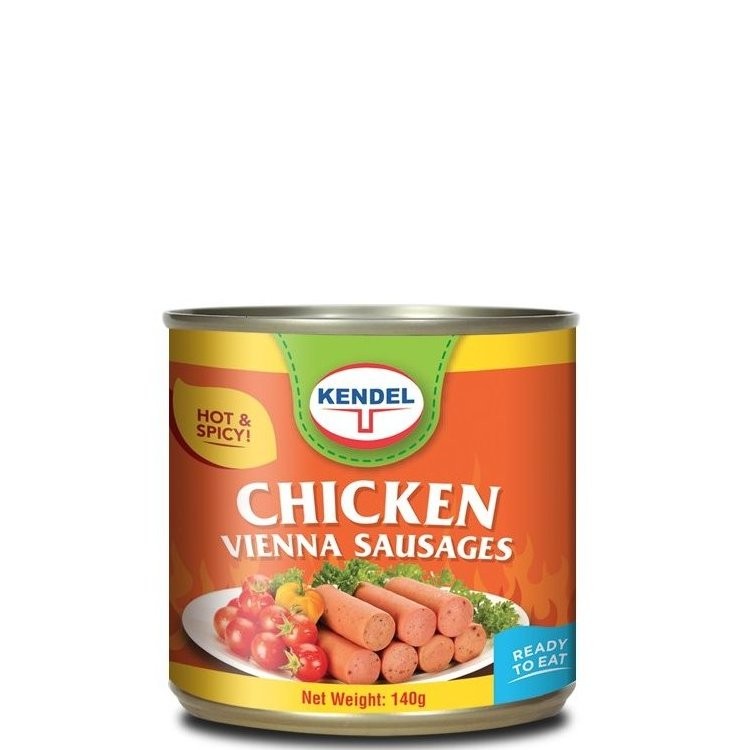 KENDEL VIENNA SAUSAGE CHICKEN SPICY 140g