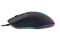 Xtech XTM-710 Blue Venom Gaming USB Mouse - Adjustable resolution of up to 3200dpi - 4-color LED lights