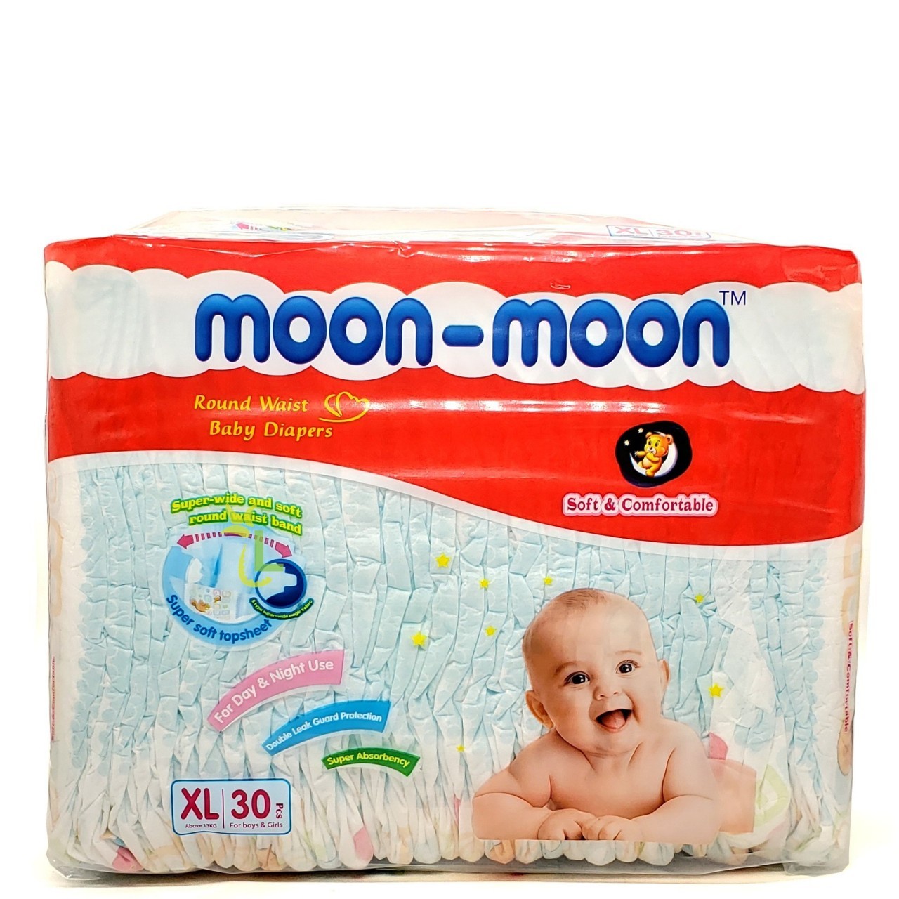 MOON-MOON BABY DIAPERS XL 30s