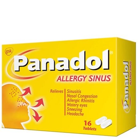 PANADOL ALLERGY & SINUS 16s