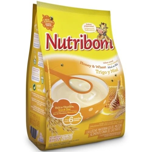 NUTRIBOM CEREAL HONEY WHEAT 230g