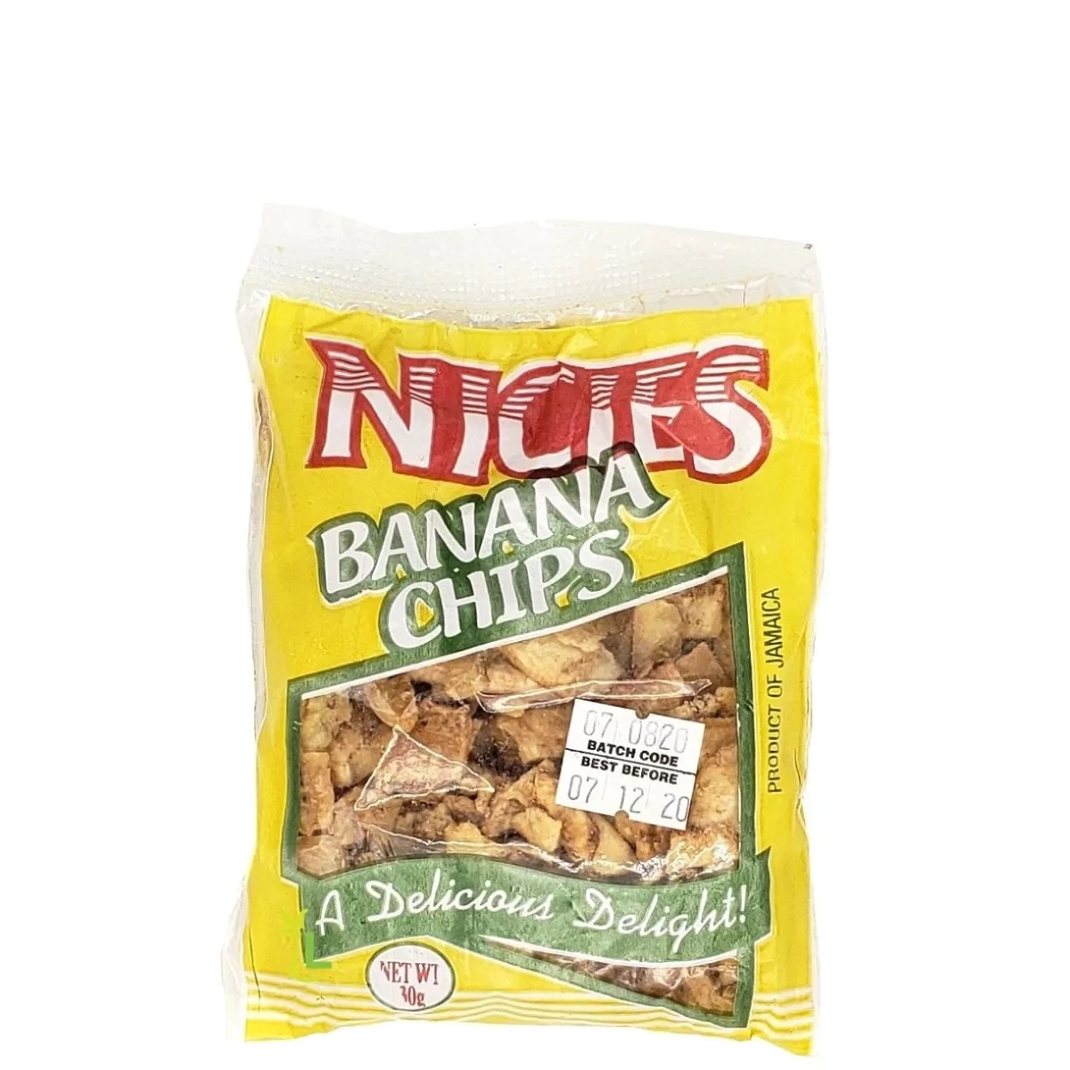 NICIES BANANA CHIPS 30G