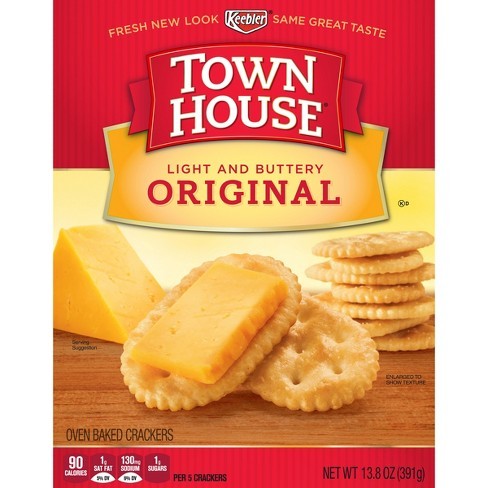 KEEBLER TOWNHOUSE CRACKERS 13.8oz