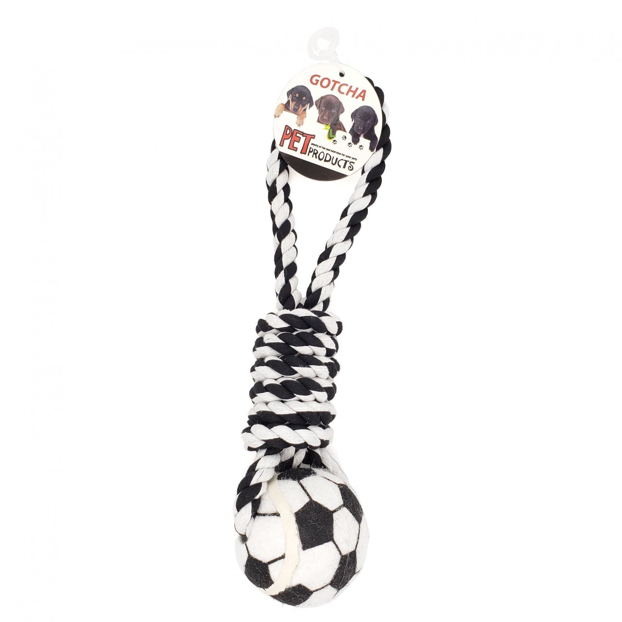 GOTCHA PET BALL & ROPE 1ct