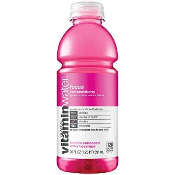 VITAMIN WATER FOCUS KIWI S/BERRY 20oz