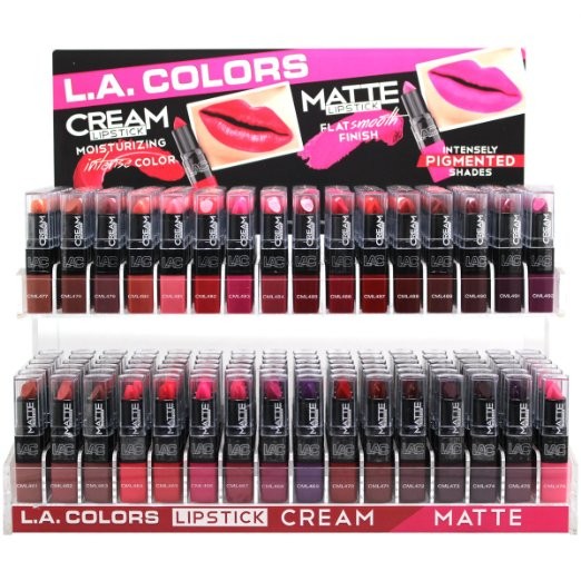 LA COLORS Moisturizing CREAM,Flat Smooth Finish MATTE Lipstick