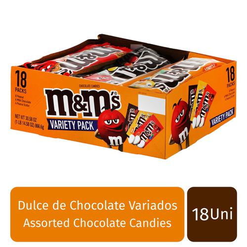 Mars M&M's Variety Pack 18 Units
