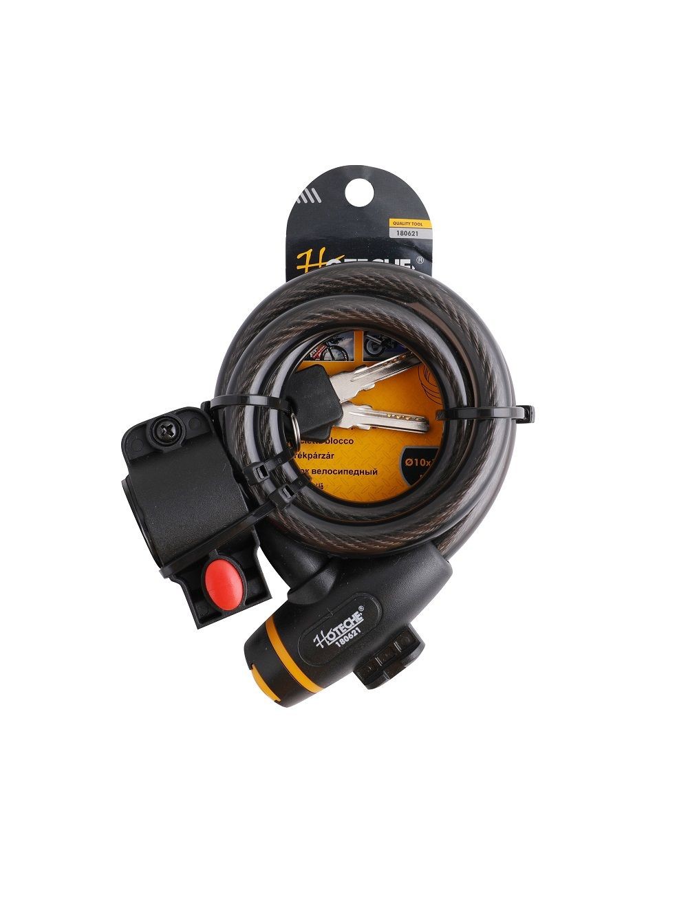 3/8 in. X 36 in. Spiral Cable Bike Lock