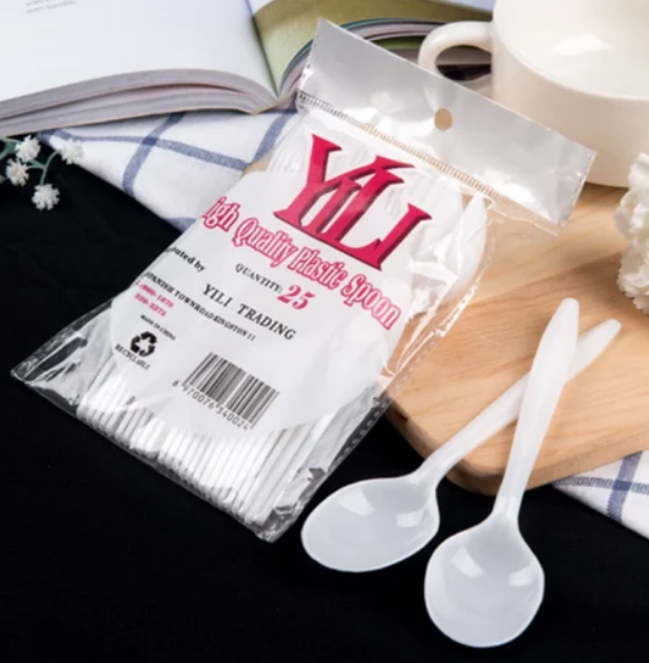 SPOON PLASTIC YILI 25’S