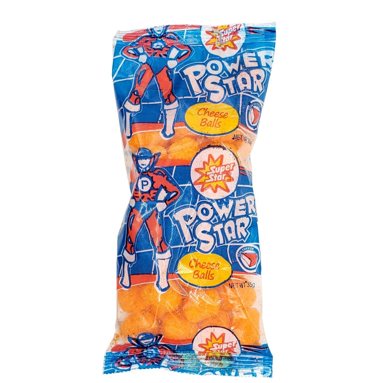 SUPER STAR POWER STAR CHEESE BALLS 35g