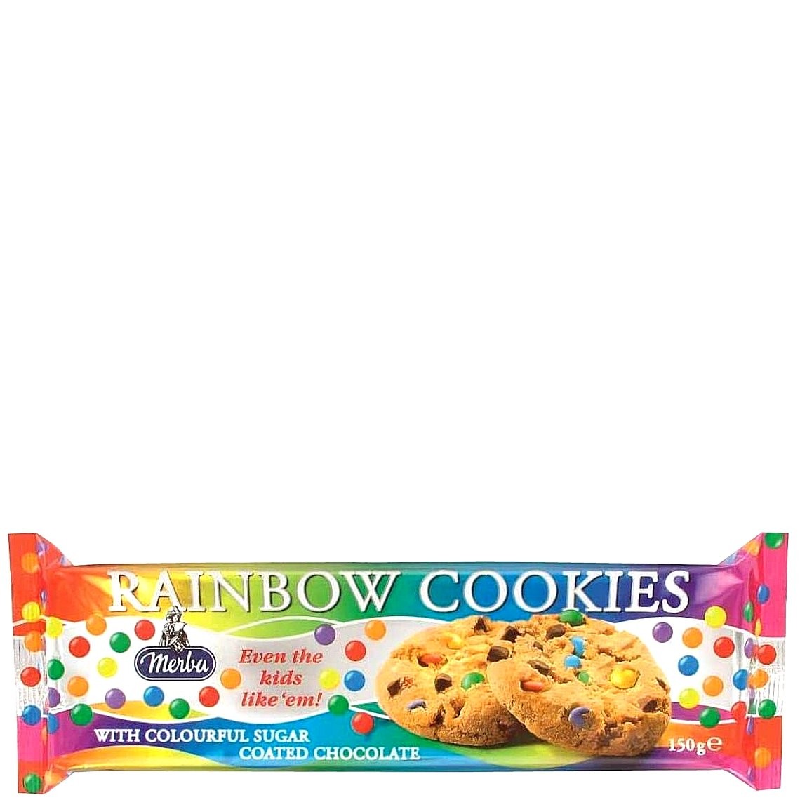 MERBA COOKIES RAINBOW 150g