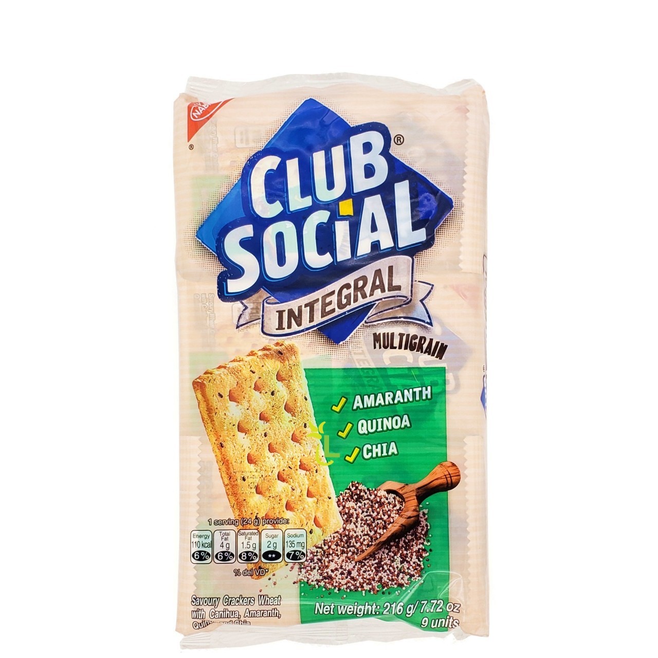 NABISCO CLUB SOCIAL MULTIGRAIN 9x24g