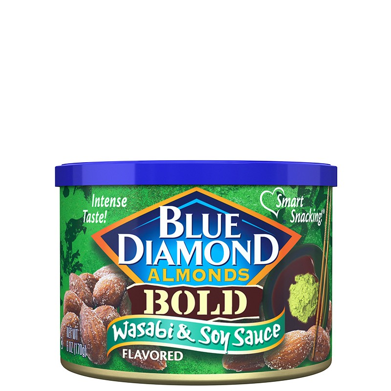 BLUE DIAMOND ALMOND WASABI&SOY 170g