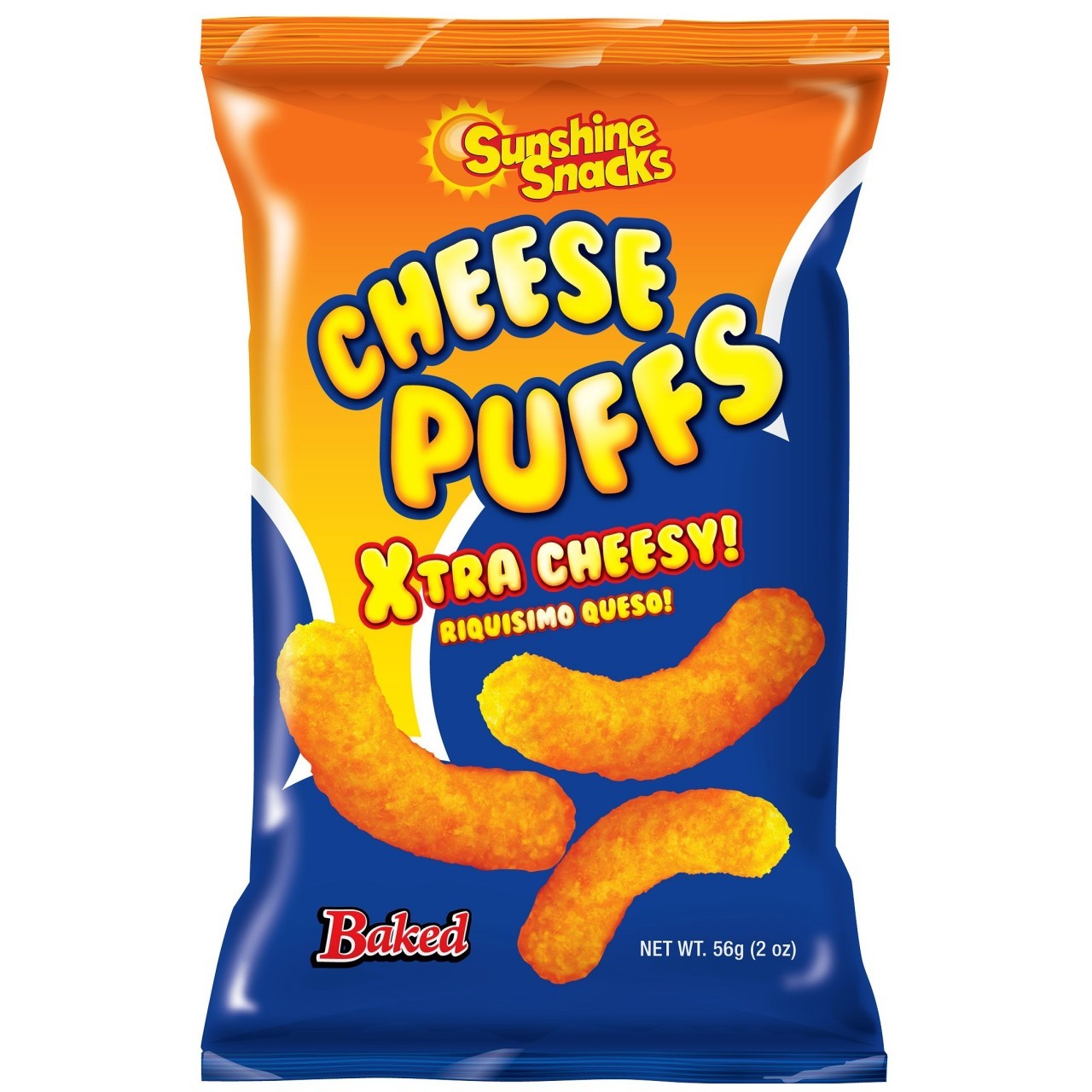 SUNSHINE CHEESE PUFFS 56g