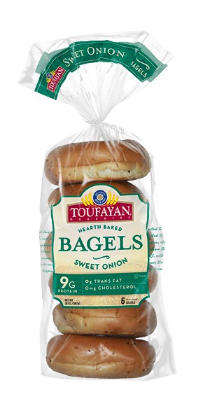 TOUFAYAN BAGELS ONION 20oz