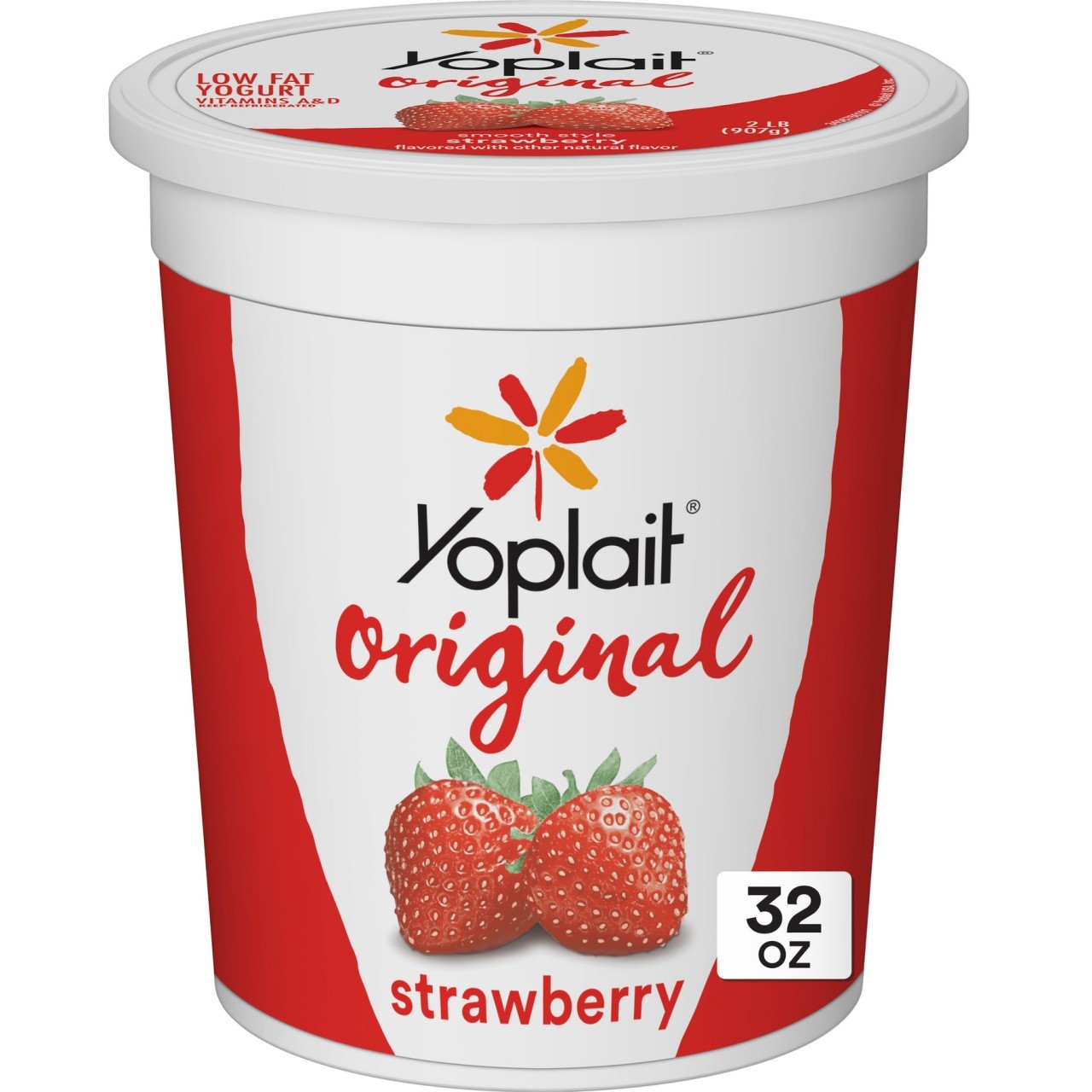 YOPLAIT ORIG STRAWBERRY LF 32oz