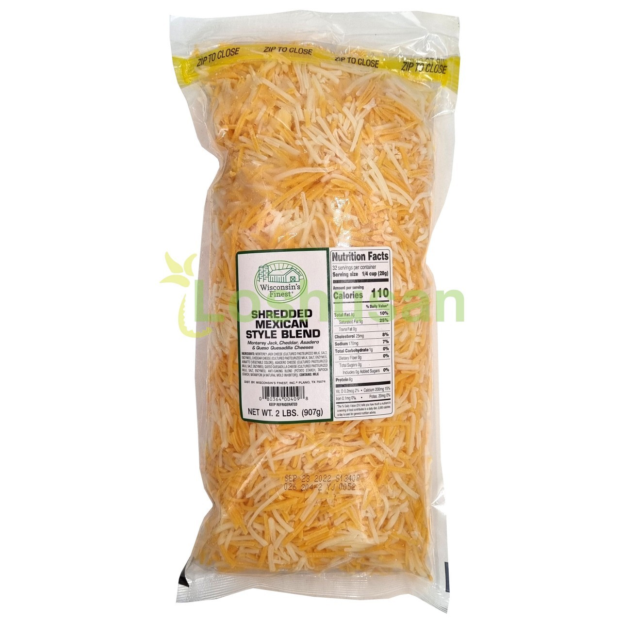 WISCONSIN FINEST SHRED MEXICAN BLEND 2lb
