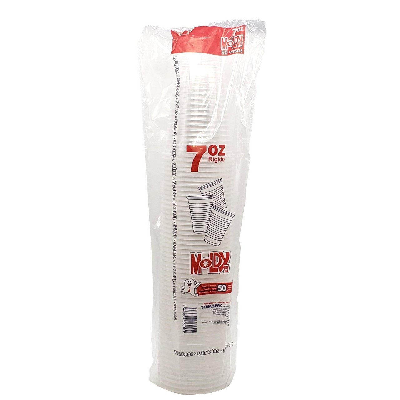 MOLDY PLASTIC CUPS 50x7oz