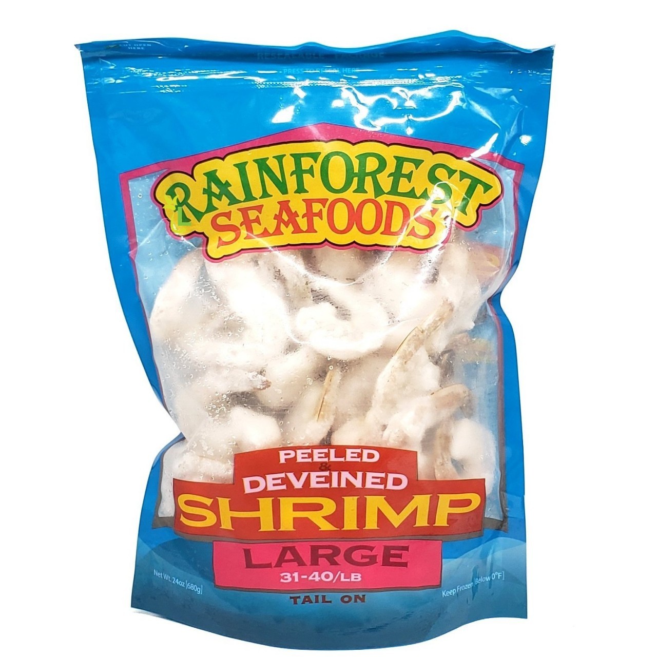 RAINFOREST SHRIMP 31-40 P&D LG 24oz
