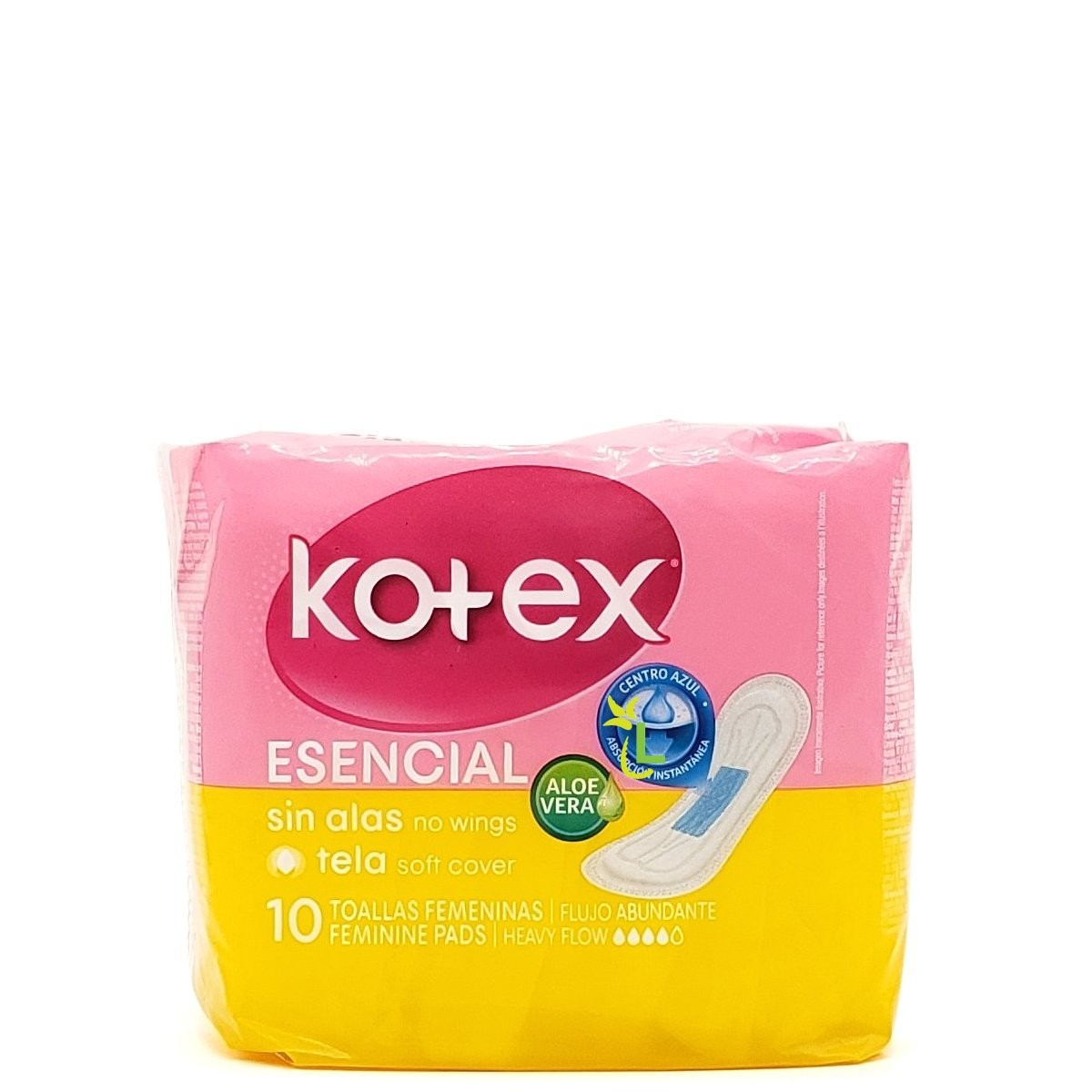 KOTEX MAXI ESSENTIAL W/O WINGS 10s