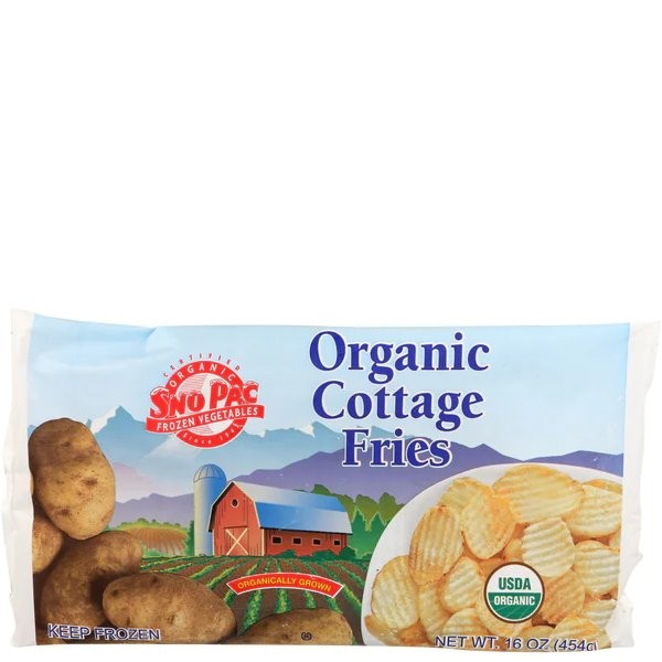SNO PAC COTTAGE FRIES ORGANIC 16oz