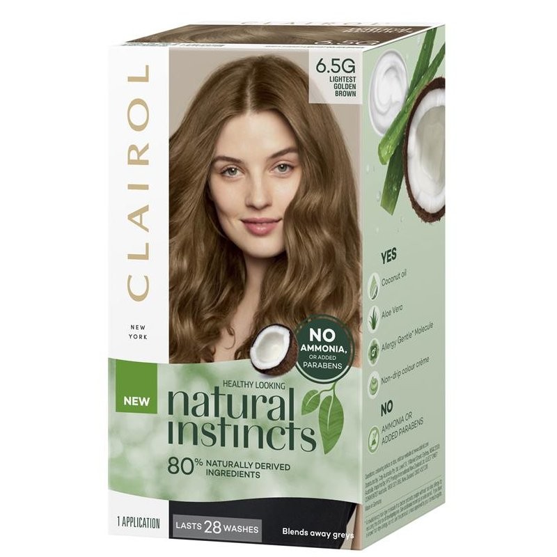 CLAIROL NAT INST 6.5G LIGHT GOLDEN BROWN