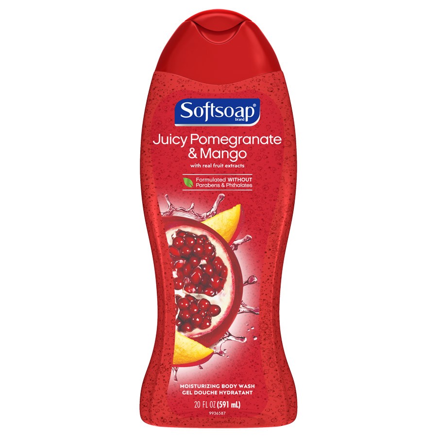 SOFTSOAP BODY WASH POMEGRANTE MANGO 20oz