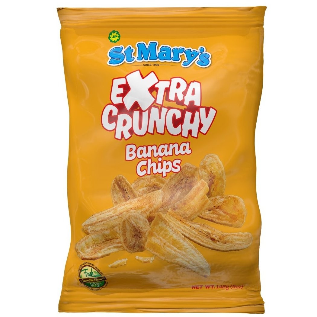 ST MARYS BANANA CHIPS EX CRUNCHY 142g