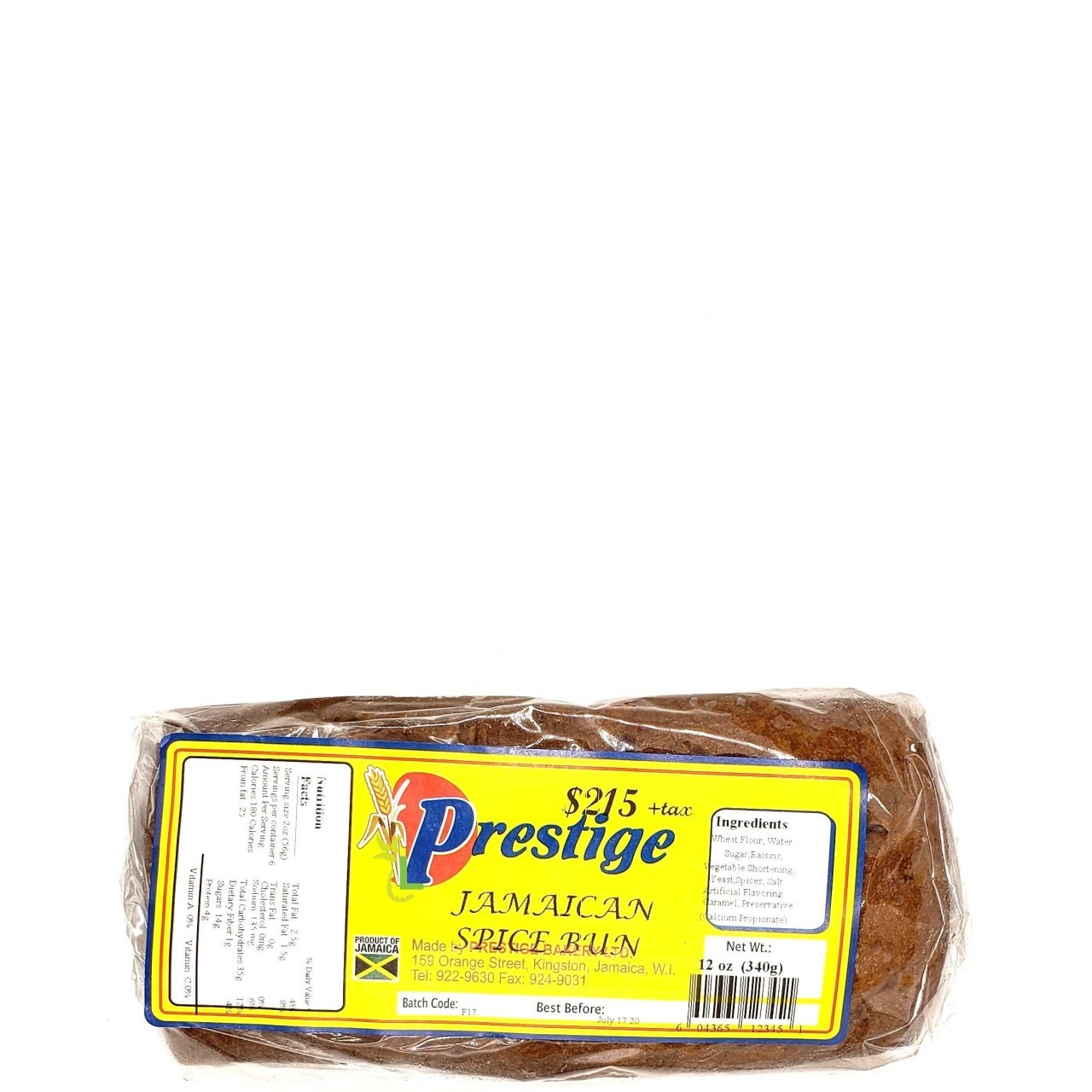 PRESTIGE SPICE BUN 12oz