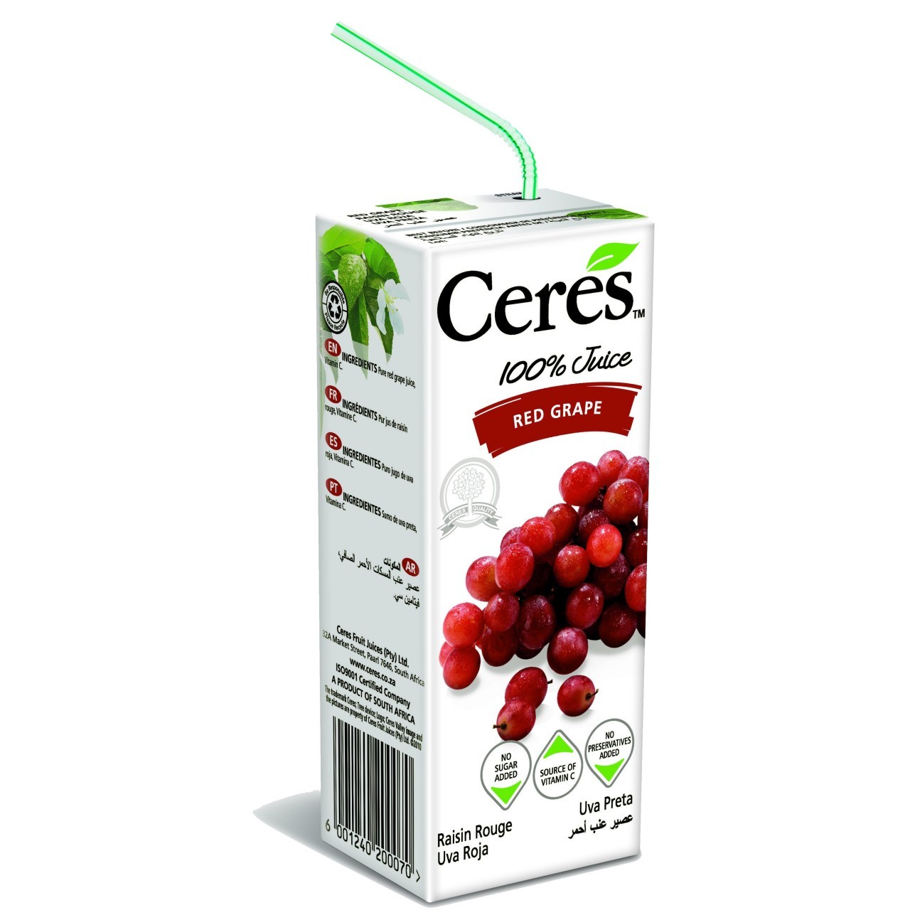 CERES RED GRAPE JUICE 200ml